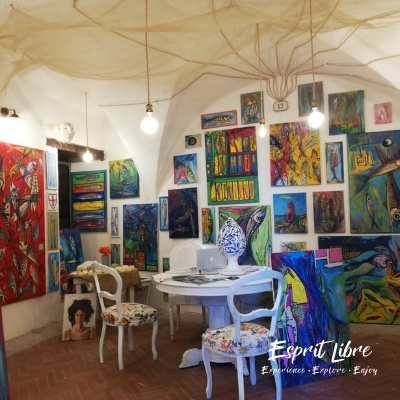 An artist's atelier in Sanremo